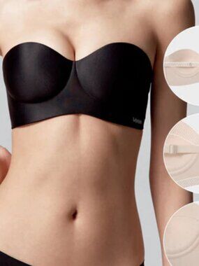 Verish BEIGE COOL FIT BRA OFF SHOULDER VOLUME Strapless